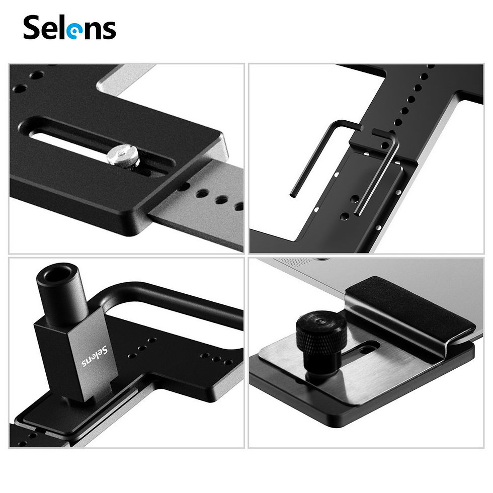 Thumbnail: Selens Notebook Pallet Projector Tray Laptop Stand Holder Optional Tripod Hook ,