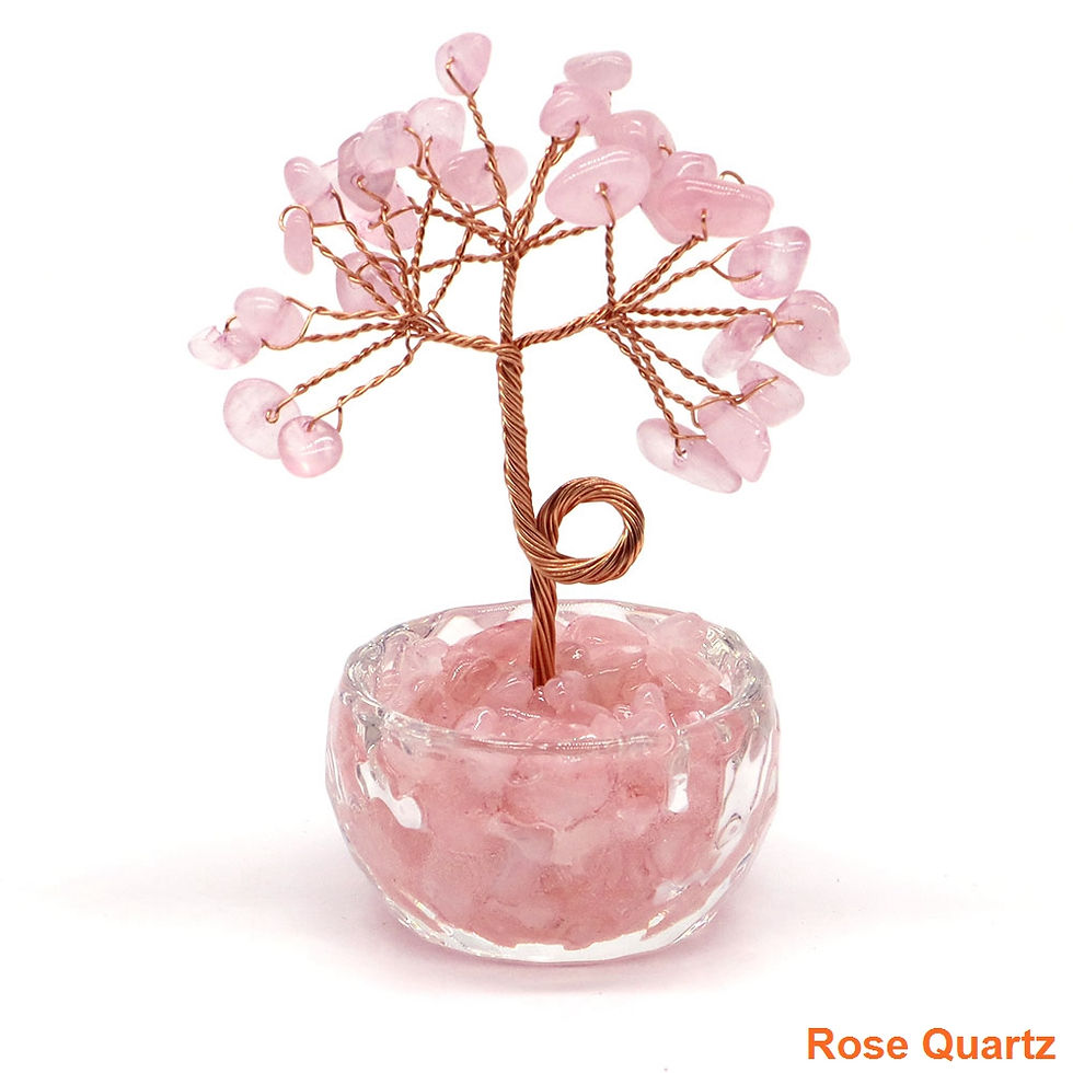 Thumbnail: 75mm Crystal Money Trees Natural Stones Citrine Amethyst Quartz Healing Gemstone