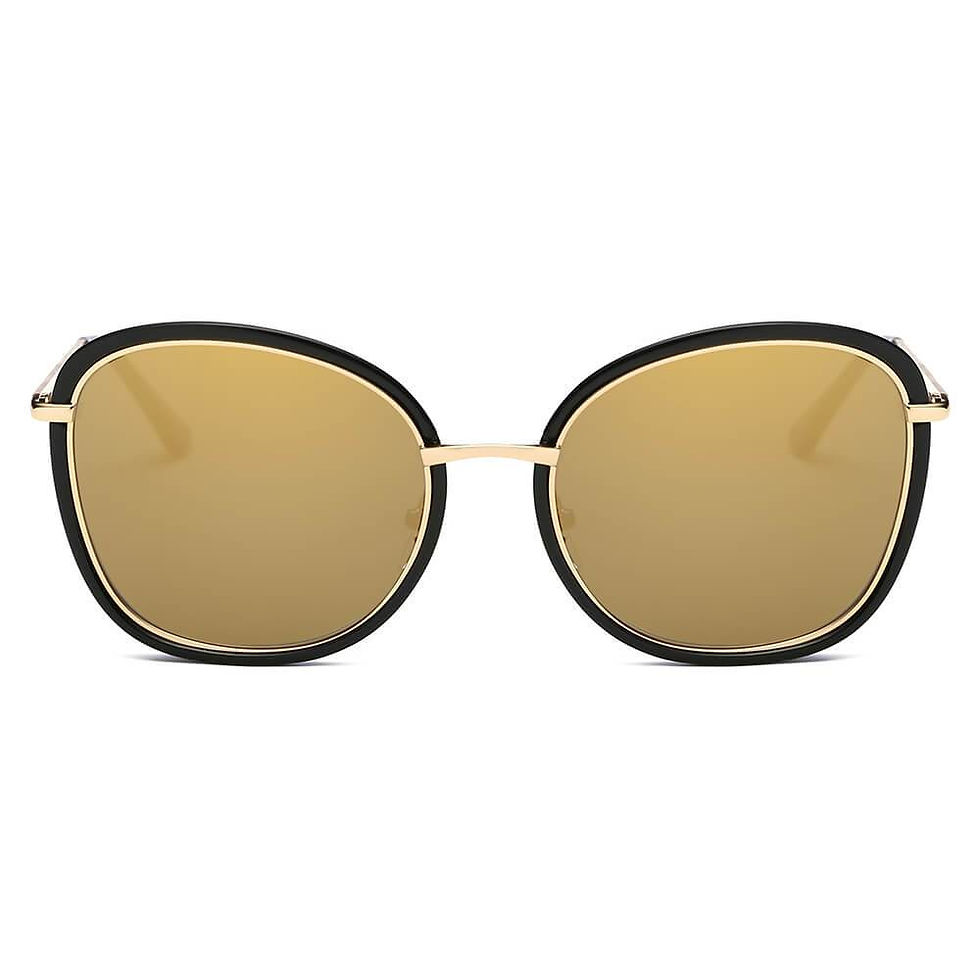 Thumbnail: BROOKVILLE | Women Round Cat Eye Oversize Sunglasses