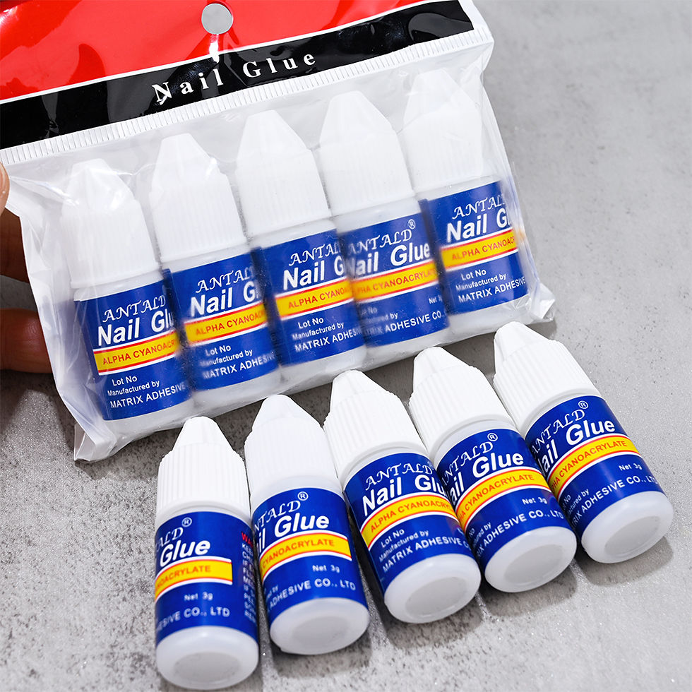 Thumbnail: 5/10Pcs/Lot Fast Drying&Strong Adhesive Nail Art Glue Long-lasting Waterproof Fa