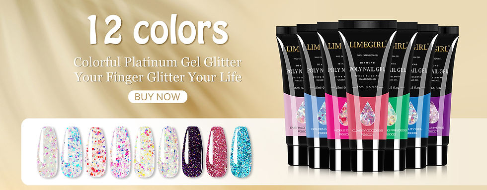 Thumbnail: Nail Set With Nail Lamp Nail Dryer Nail Drill Machine Manicure Set Kit Poly Nail