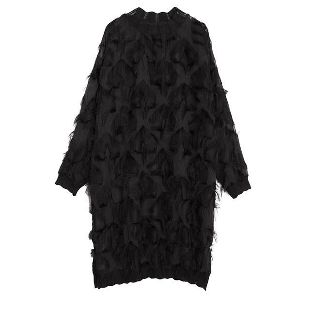 Thumbnail: Yuko Loose Long Sleeve Dress