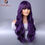 Thumbnail: Red Wigs with Bangs Long Wavy Wig for Women Ombre Red Wigs with Bangs Synthetic 