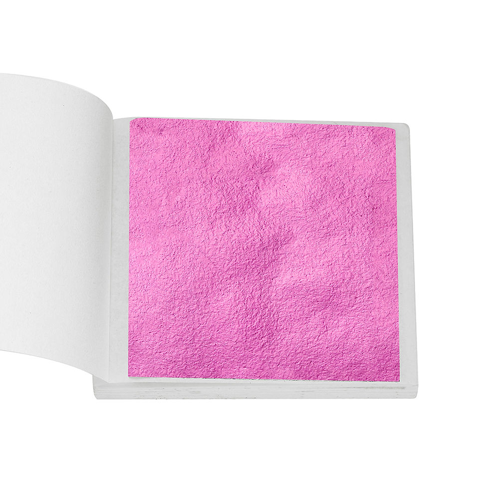 Thumbnail: 100-200sheets Imitation Gold Foil Paper Leaf Gilding DIY Epoxy Resin Mold Jewelr