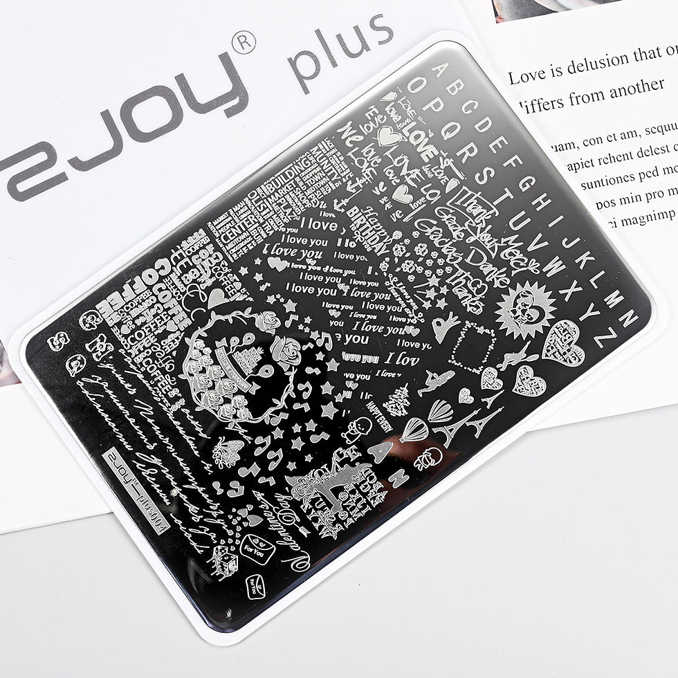 Thumbnail: 15*10cm Nail Art Templates Stamping Plate Wave Stripes Patterns Flower Animal St
