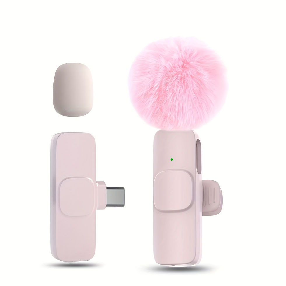 Thumbnail: Wireless Microphone Type C Audio Recording for Live Streaming Video Conferencing