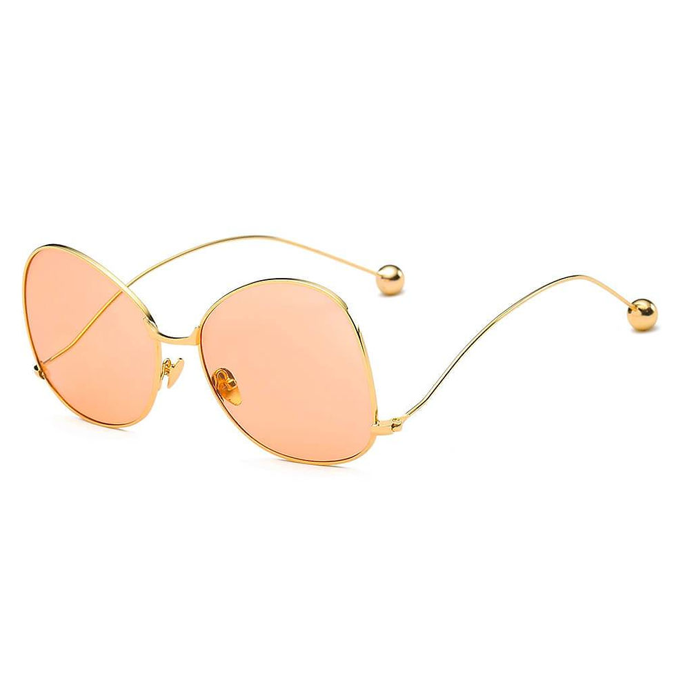 Thumbnail: Eugene - Women's Trendy Oversized Pantone Lens Sunglasses