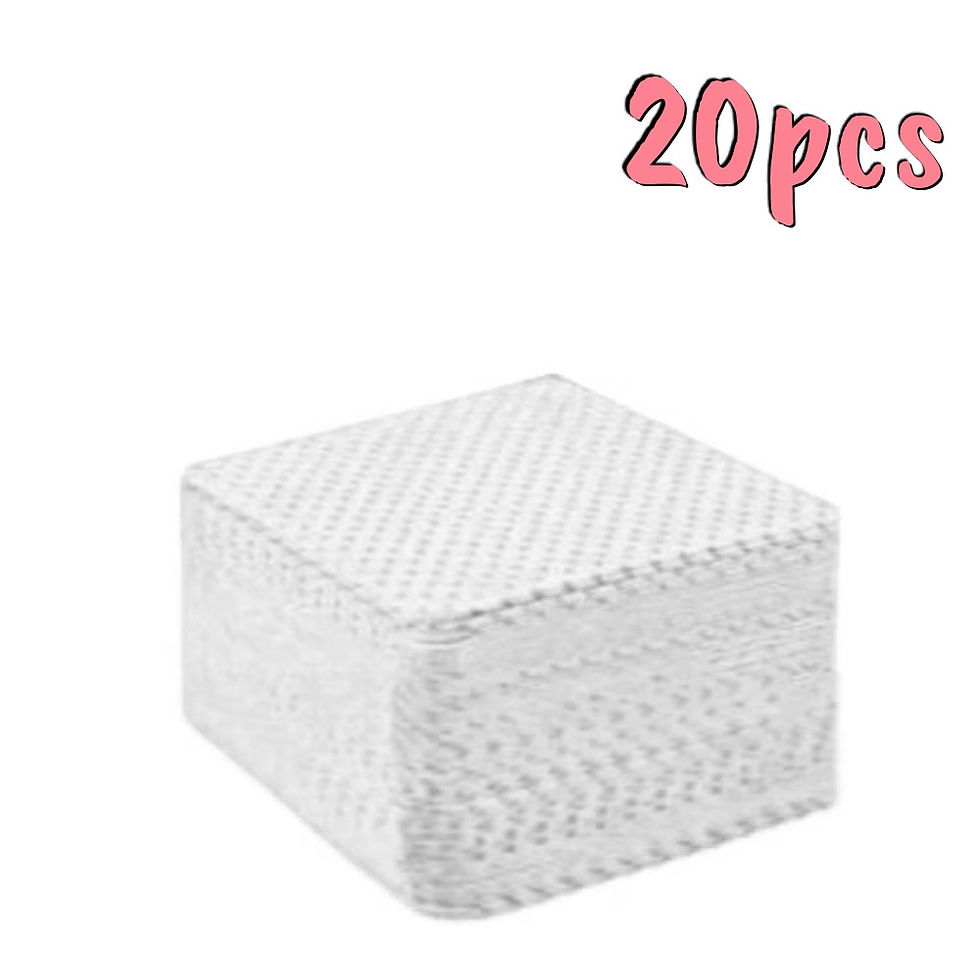 Thumbnail: 20/600pcs Lint-Free Nail Wipes Gel Cleansing Tissues Aluminum-Free Nail Polish R