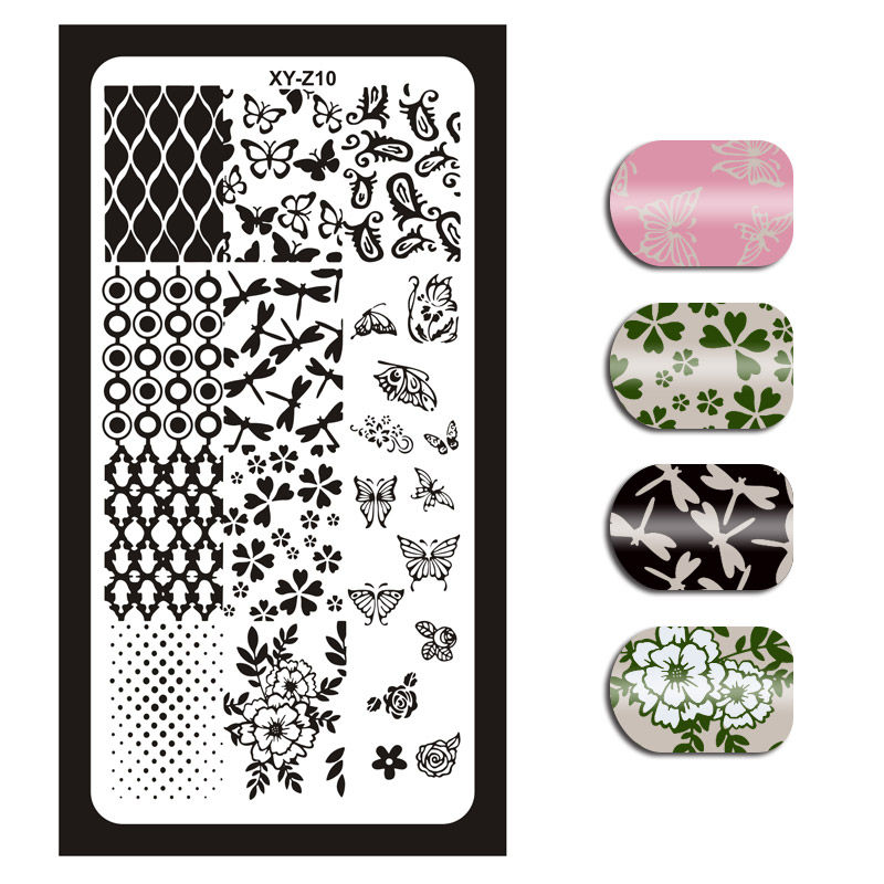 Thumbnail: Jelly Silicone Nail Stamper Scraper Set Nail Templates Stamp For Stamping Polish