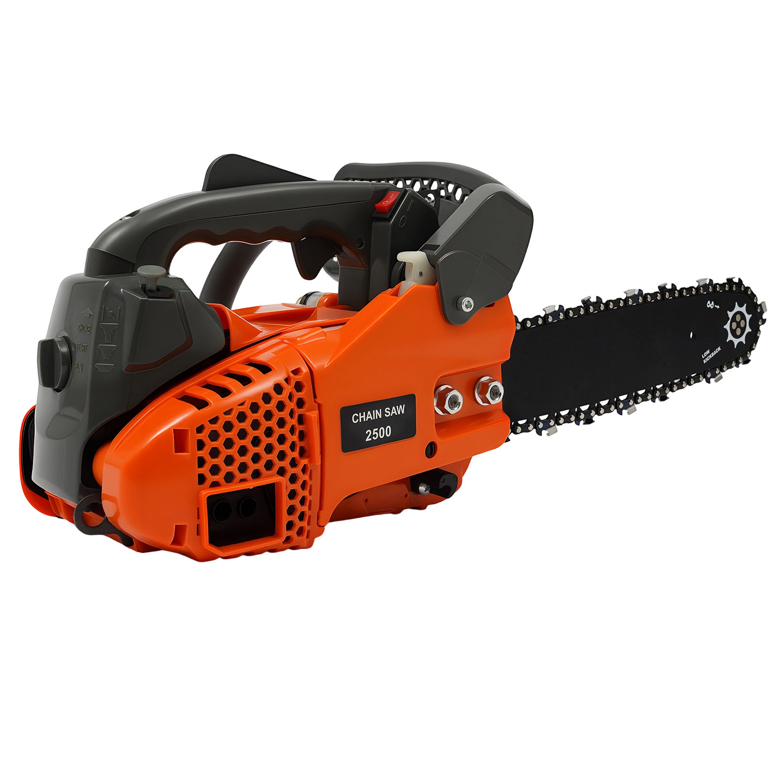 Top Handle Chainsaw 25.4CC Gasoline Chainsaw 2-Stroke Engine Chainsaw Woodworkin
