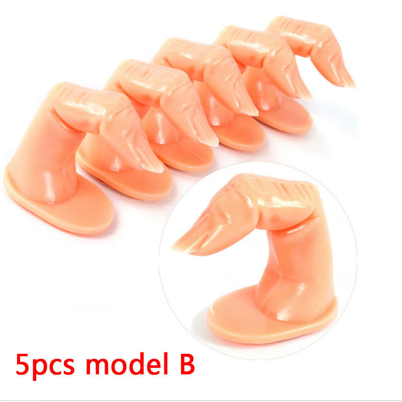 Thumbnail: Nail Training Hand Nail Art Practice Model With Base Showing Shelf Manicurist Be