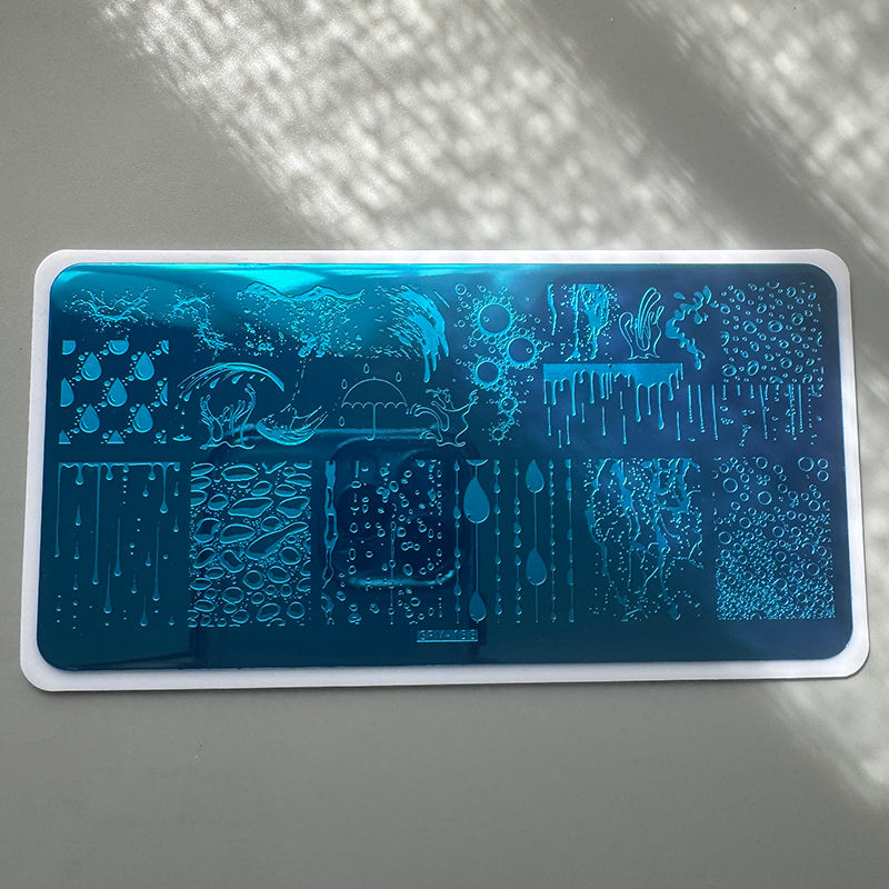 Thumbnail: Stamping Nail Plates Flowers Template stamps