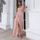 Thumbnail: Rayne One Shoulder Sequin Gown White, Wine Red, Light Blue, Pink