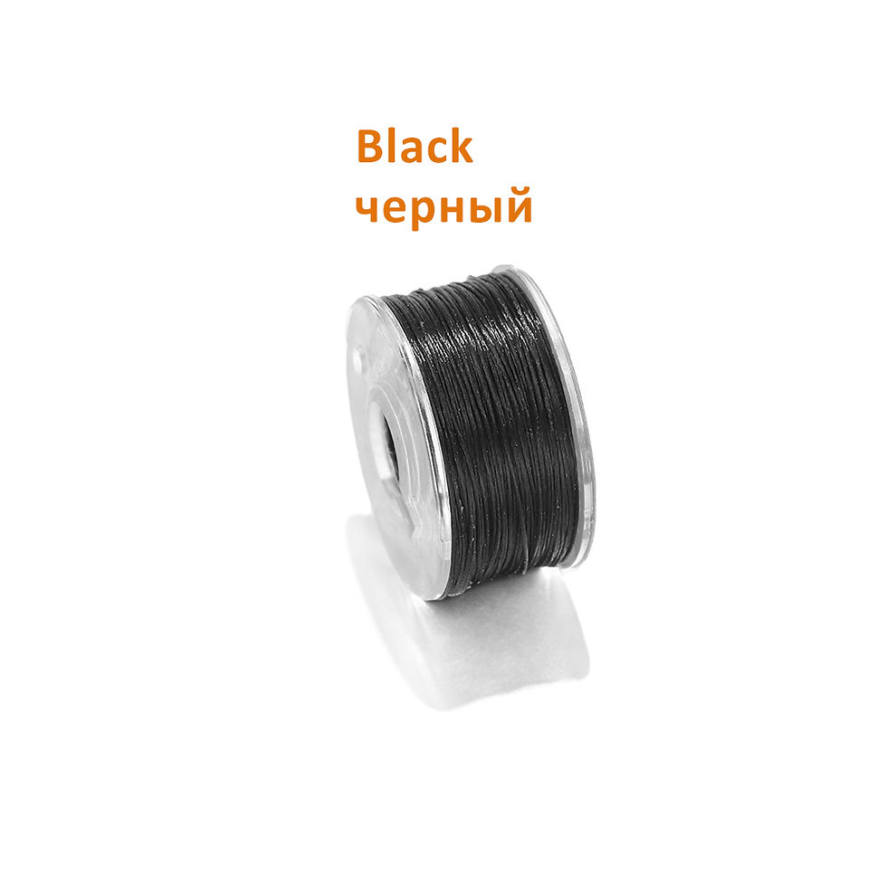 Thumbnail: 50yards/roll Special Coated Nonelastic Beading Threads Seed Beads Cord Thread Fo