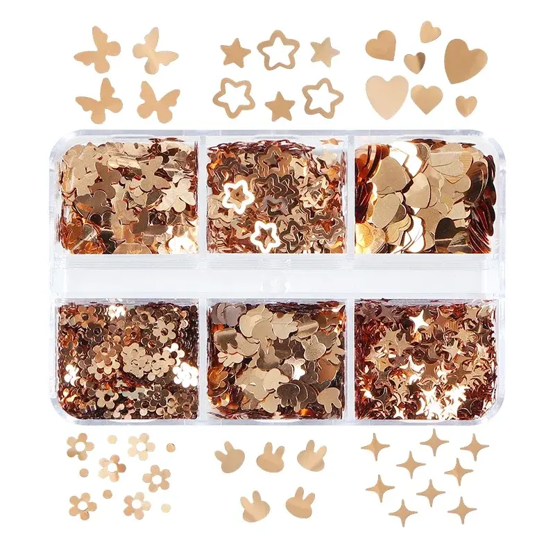 Thumbnail: Holographic Glitter English Alphabet Flakes Resin Silicone Mold Filler Laser Let