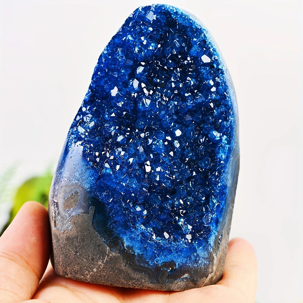 Thumbnail: 1pc CrystalHola-1PC Rare Pink/Rose Red/ Red/Blue/Orange/Green/ Geode Cluster -Pr