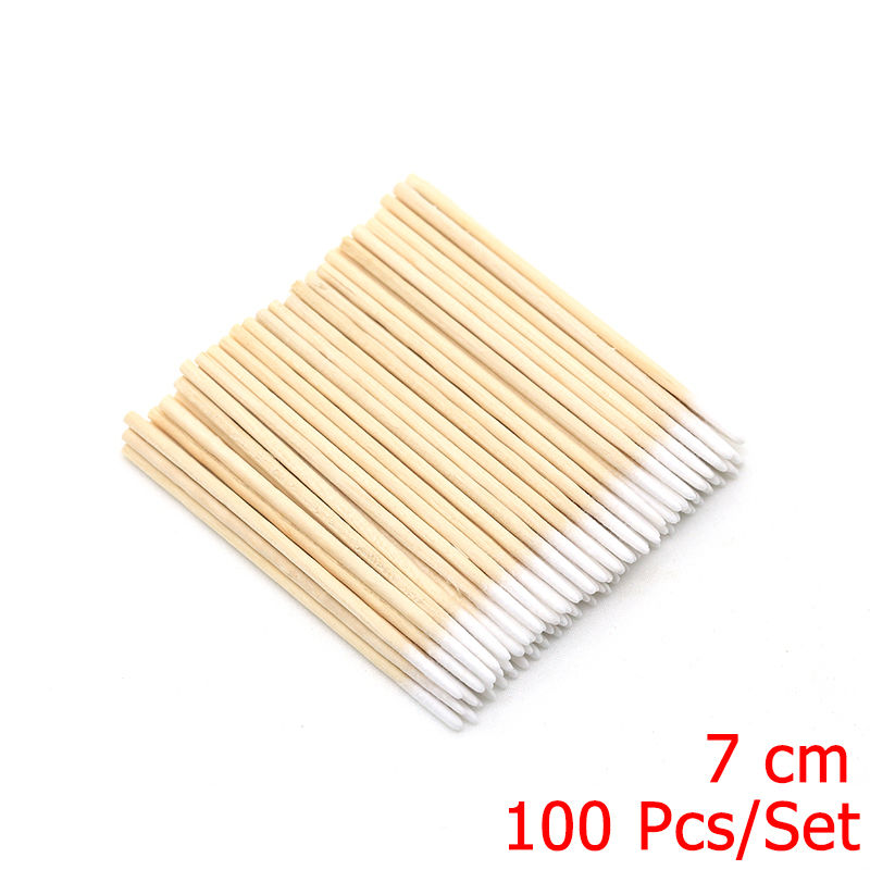 Thumbnail: 4 different sizes Orange Wood Sticks for Cuticle Pusher Cuticle Remove Tool fork