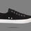 Thumbnail: Unisex Simple Black/White Skateboard Gum Grip Skateboard Canvas