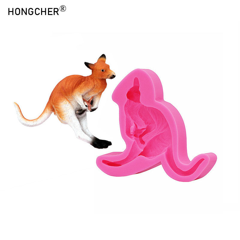 Thumbnail: Wildlife Whitetail Deer Fox Wolf Silicone Mould Refrigerator Sticker Plaster Aro