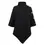 Thumbnail: Women Sweater Oversized Turtleneck Jumper Knitwear Holiday Vintage Cape