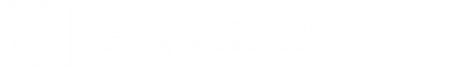 Logo blanc HighBlock