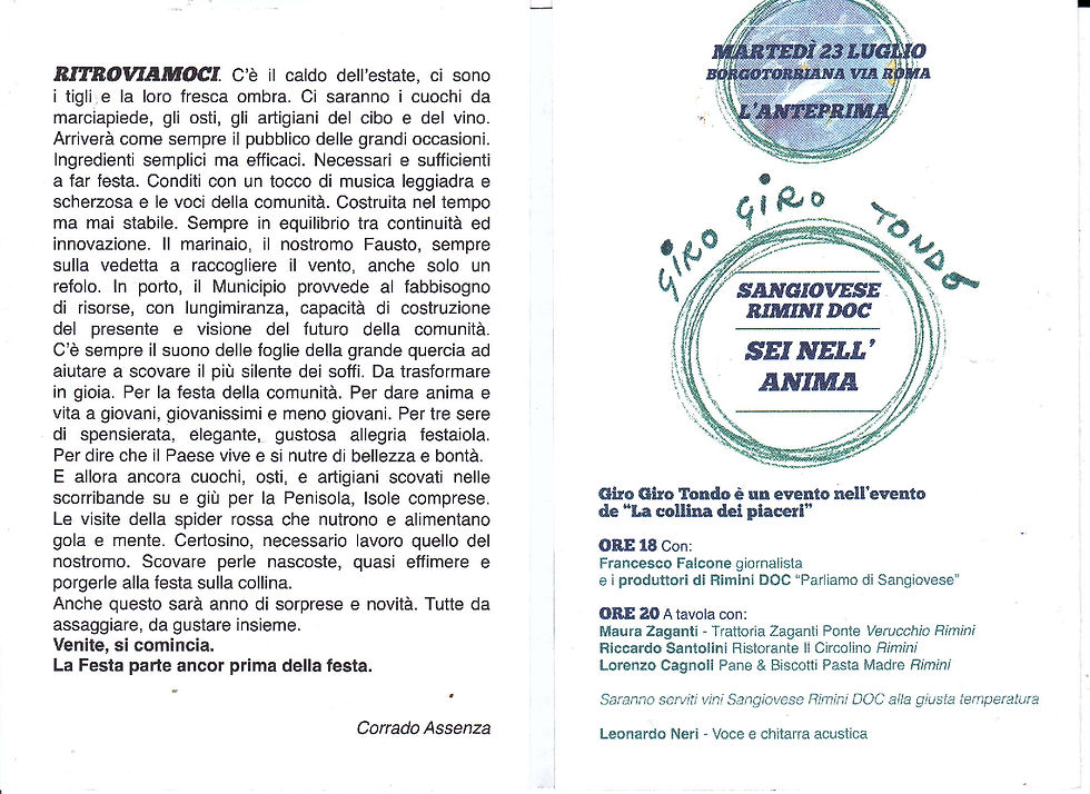 Descrizione evento