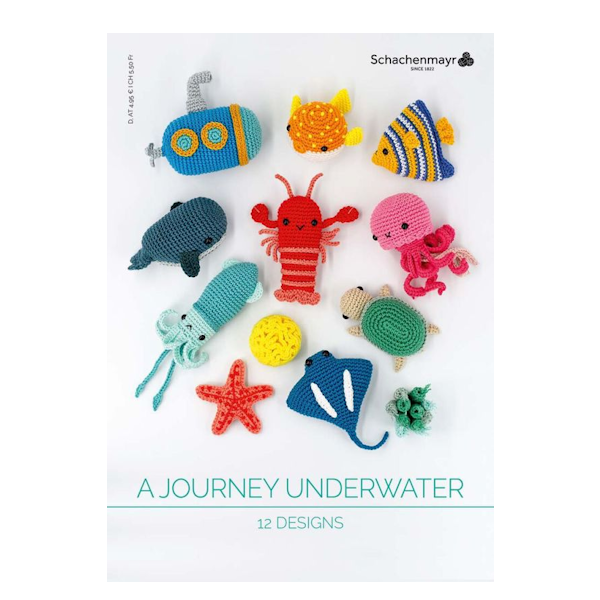 Livret de 12 modèles amigurumi "A Journey Underwater" de Schachenmayr