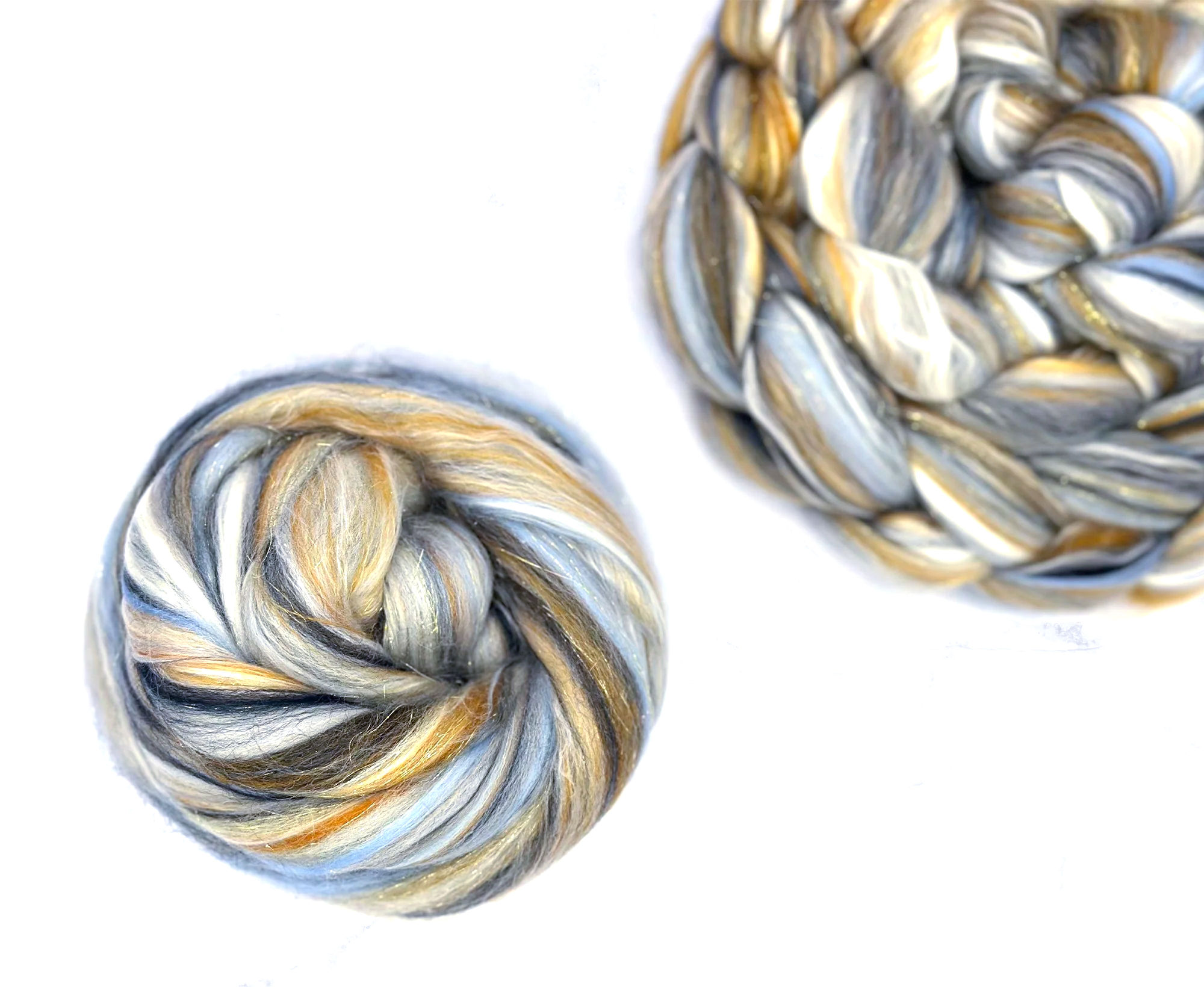 Ruban peigné "Toasted Blueberry Muffin - créé par Made Weave Love