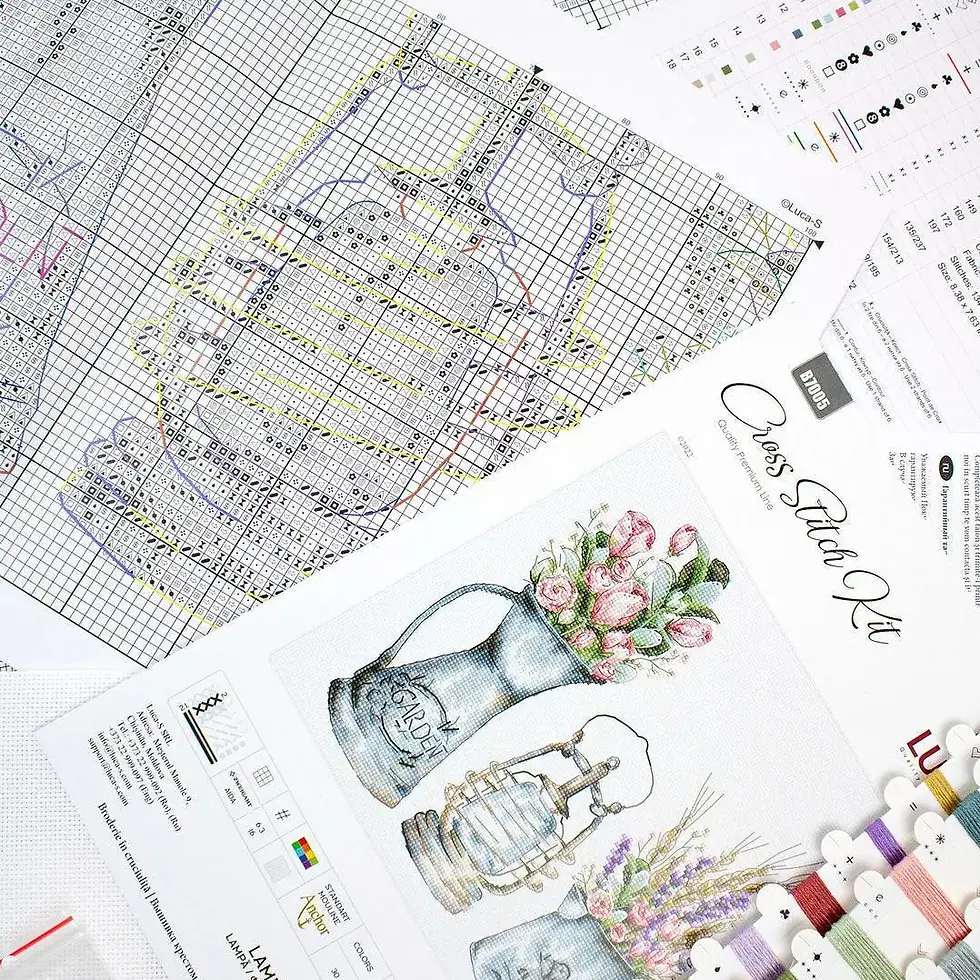 Miniature : diagramme Kit de point de croix compté Luca-S - B7005  Lampe