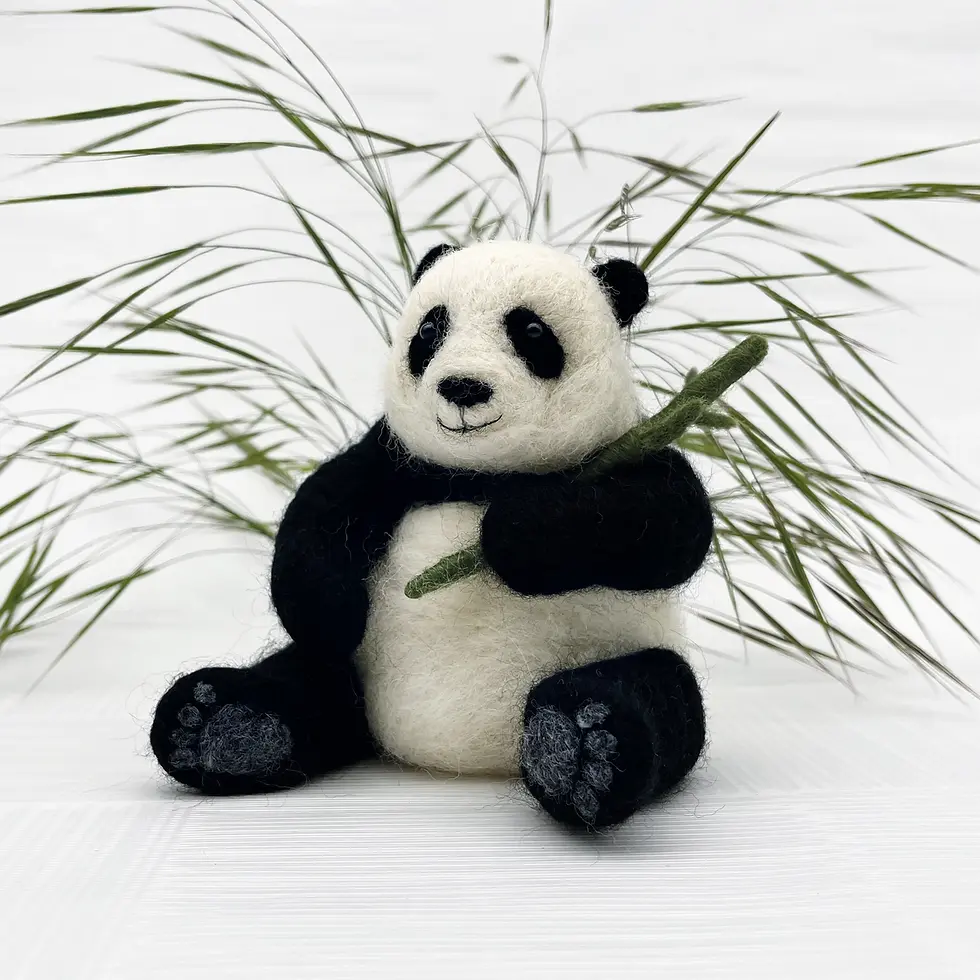 Bergin and Bath - Kit de feutrage à l'aiguille "Panda Géant"
