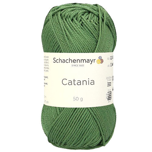 Catania fil coton coloris Kaki 212  Schachenmayr pour tricot crochet