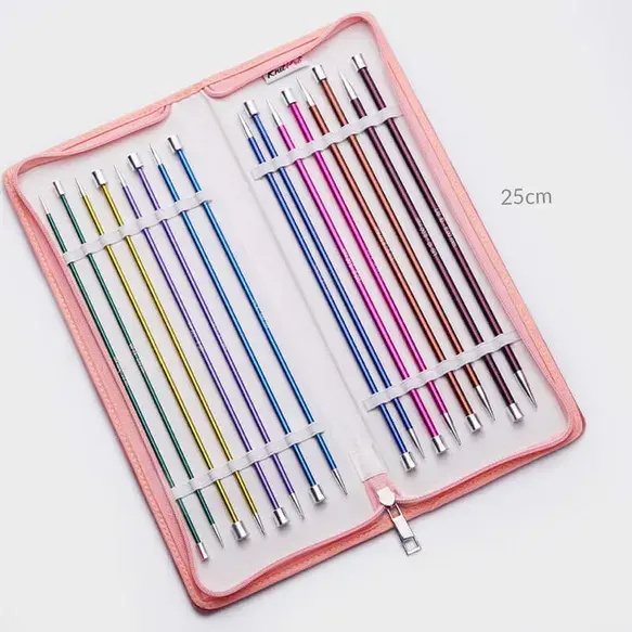 KnitPro coffret aiguilles droites Zing Deluxe 4 tailles