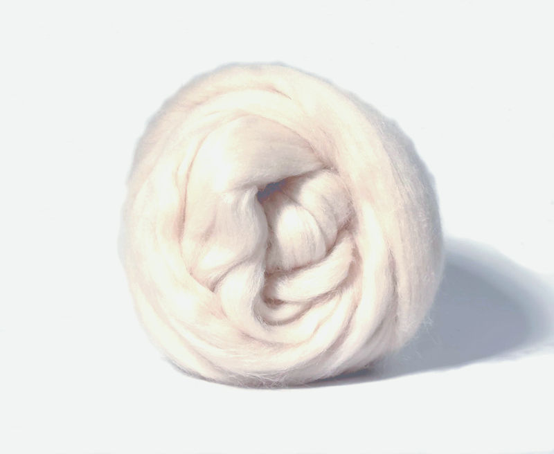 Nacre - Laine Blue Faced Leicester - Fibres à filer ou feutrer