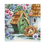 Miniature : détail nichoir vert Kit de point de croix compté Luca-S B2396 Nid de jardin