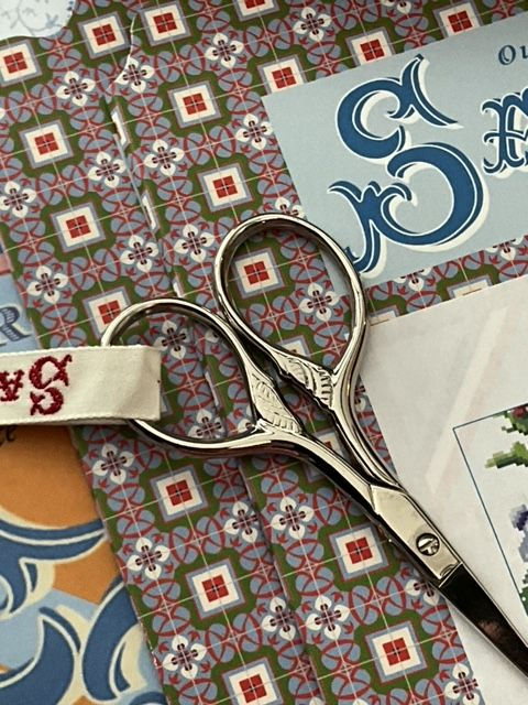 Miniature : Paire de ciseaux broderie Courcy nickelés