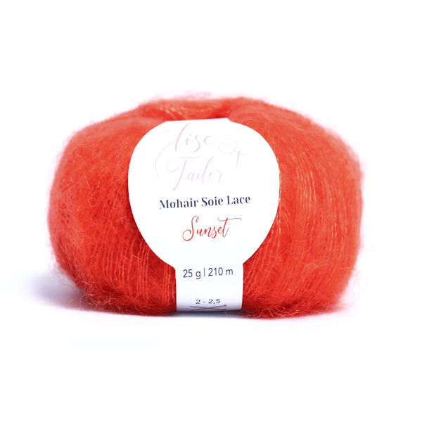 Laine  Kid mohair et soie coloris Sun Set - Lise Tailor