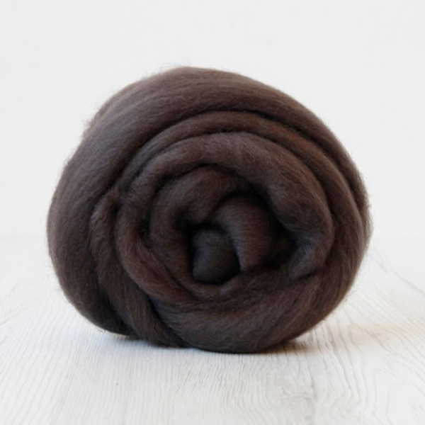 Ours - Laine mérinos 19µ en ruban -  Fibres à filer ou feutrer