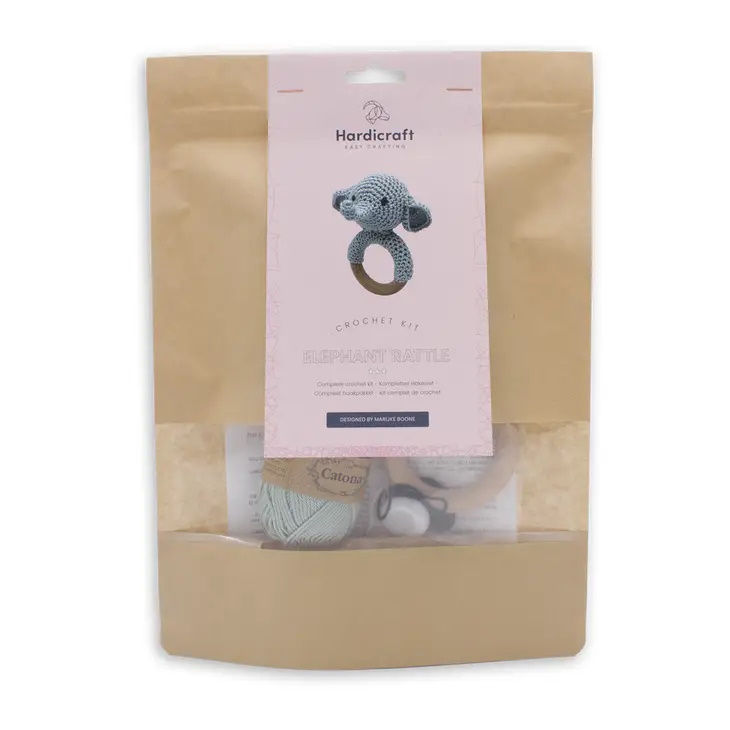 Miniature : Kit de crochet à faire soi-même - Hochet Éléphant