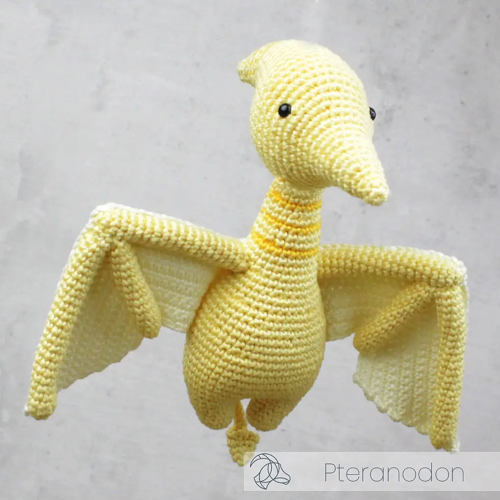 HARDICRAFT - Kit de crochet DIY amigurumi  - dinosaure Ptérodactyle