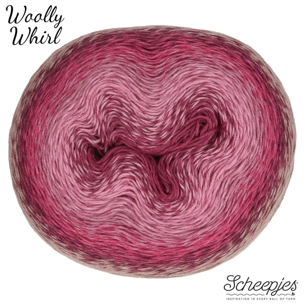 Woolly Whirl 474 coloris Bubble Lickcious laine et coton 1 000 m de Scheepjes