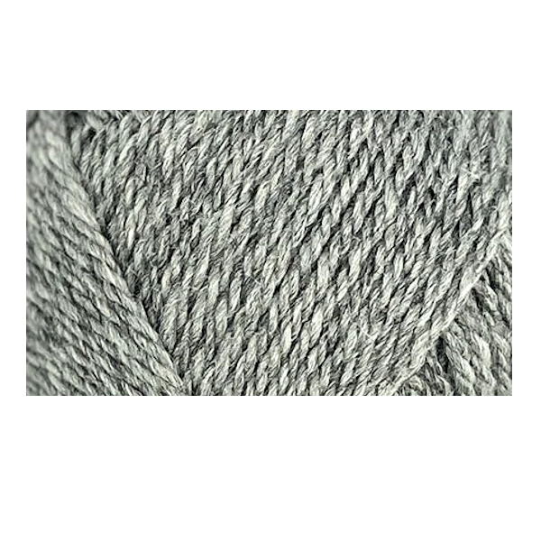 Fluff laine mérinos DK coloris 3  Gris chiné - WoW en gros plan