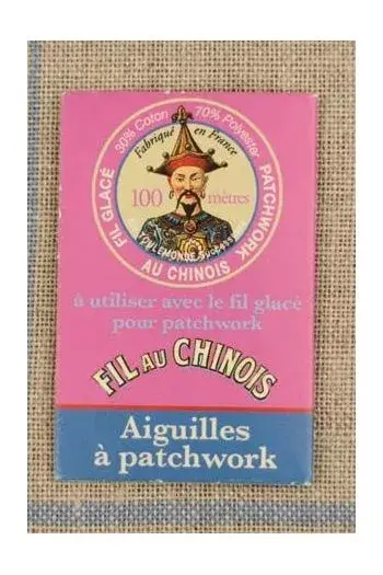 Miniature : vue de dos FIL AU CHINOIS Assortiment de 20 aiguilles patchwork et quilting