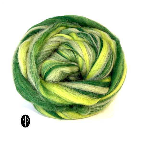 Primula - mélange  fibres à filer ou feutrer laine mérinos