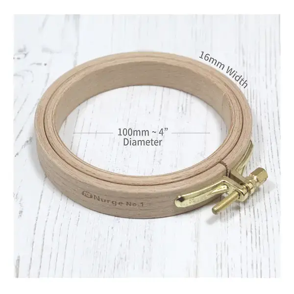 Miniature : Cerceau tambour à broder NURGE  16 mm taille 1 diamètre 10 cm
