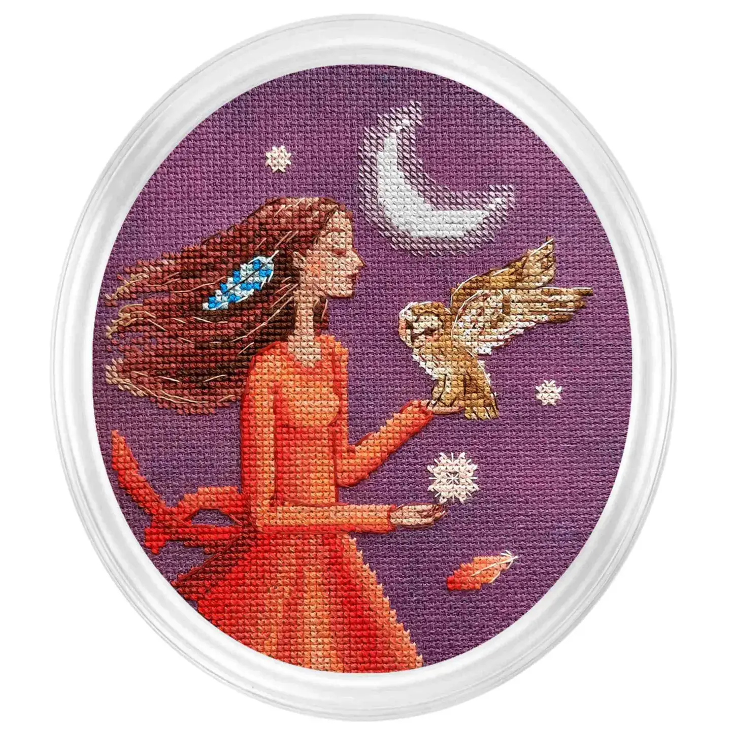 RTO - Kit broderie "Conversation du soir" C70002 avec tambour