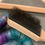 Miniature : détail de la brosse de Planche à mélanger les fibres tapis 72 TPI GOLDEN FLEECE CARDERS