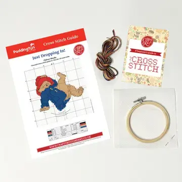 contenu Mini kit broderie  Paddington Crafty Kit Company "Just dropping in"