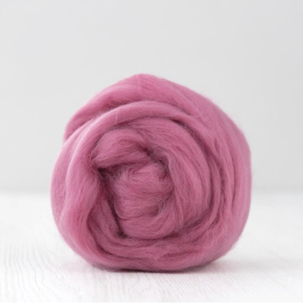 Orchid - laine mérinos 19 µ en ruban - Fibres à filer ou feutrer