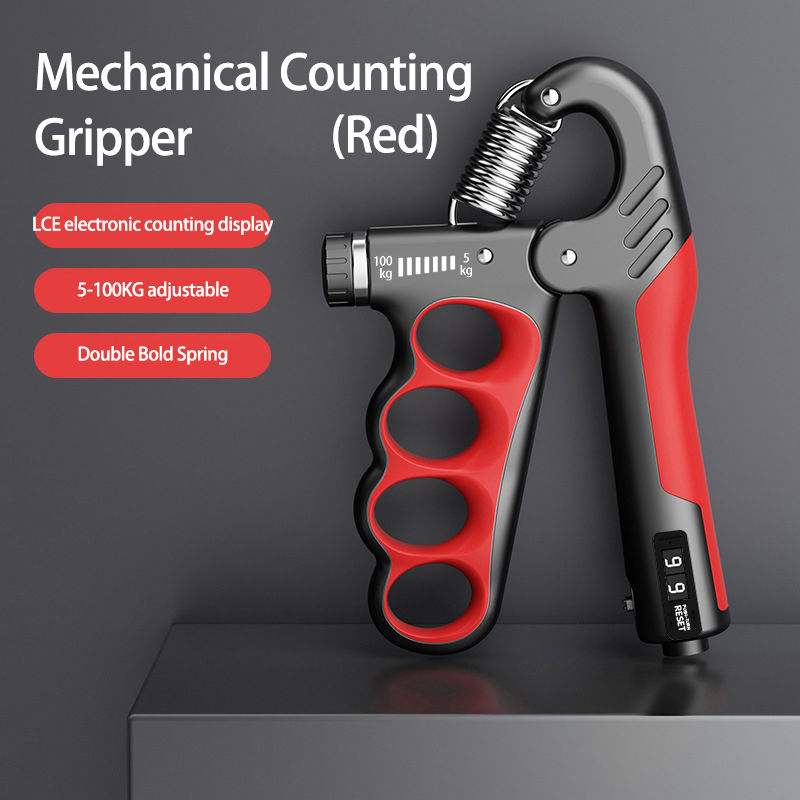 Thumbnail: 5-60/100/150kg Grip Strength Gym Wrist Expander Hand Strengthener Adjustable Mus