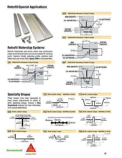 Greenstreak Pvc Retrofit Waterstop